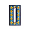 House Numbers Ceramic Tile Letters & Frame Spanish Orange Blue
