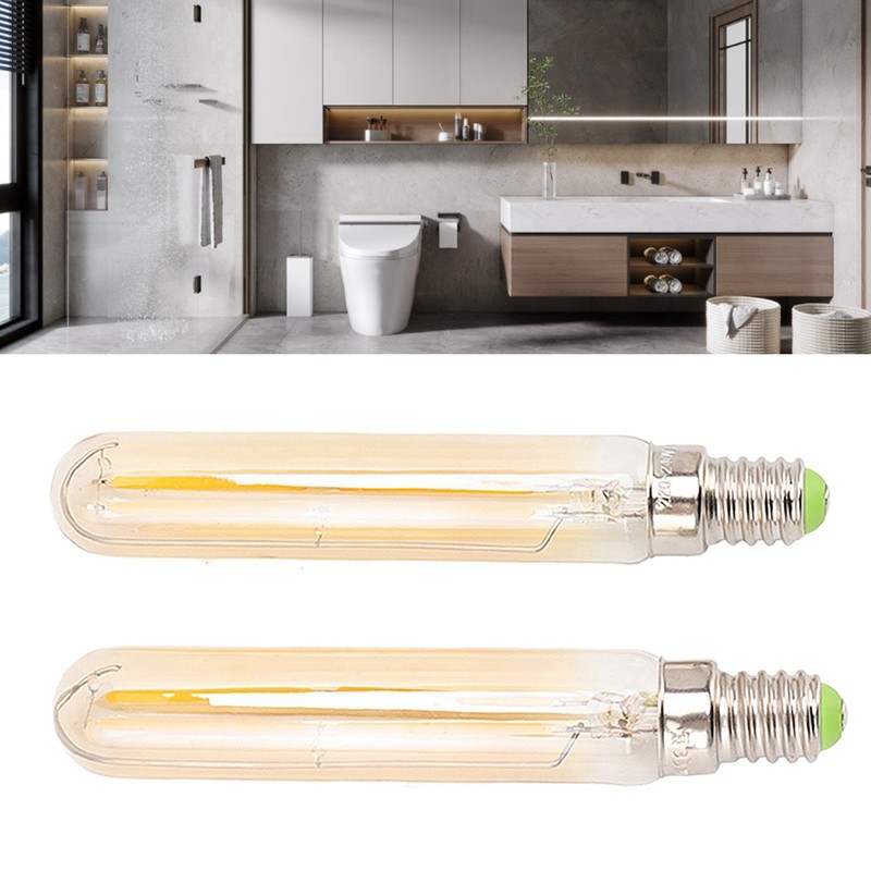 2Pcs LED Tube Bulb 4W E14 2300K Tubular Light Lamp