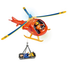 Simba 109251077 Fireman Sam Helicopter Wallaby with Figure