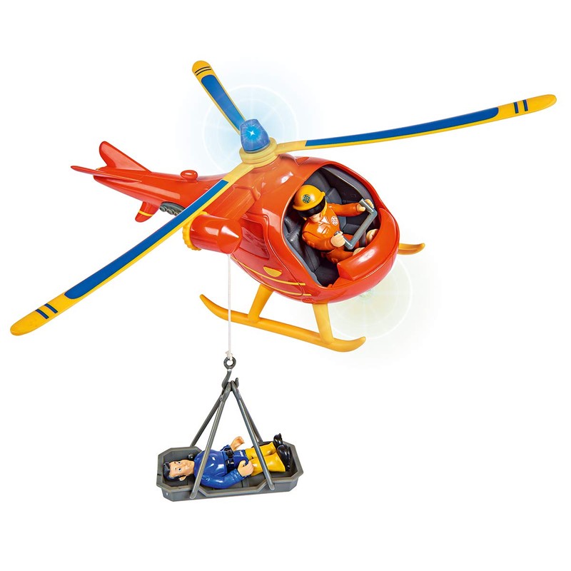 Simba 109251077 Fireman Sam Helicopter Wallaby with Figure