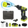 SEESE Cordless Pressure Washer and Single Port Charger Base, Bottle