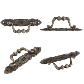 Zerodis Tirador de Armario, 4 Piezas, clásico, clásico, de aleación de Zinc, Muebles, pomo pequeño, Hardware, decoración del hogar, Bricolaje, para cajones, Armario, Puerta de Escritorio