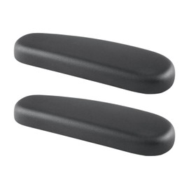 Perfeclan Office Chair Armrest Replacement Pads Caps Mesh Computer Chair Parts Accessory Mounting Holes 4inch Sturdy 1 Pair PU Leather, B