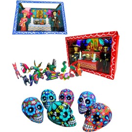 Genérico Kit de Ofrenda de Día de Muertos Artesanías El Gran Calavera