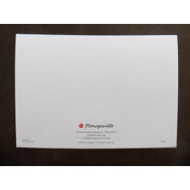 Charley Harper Cardinal Close-Up blank notecard envelope 5" X 7"