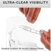 Face Shields with Glasses 10 Replaceable Anti Fog Shields &