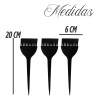 12 Brocha Tinte Cabello Aplicar Estilista Salon Oferta Negro