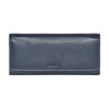 ROOTS Women's Large Premium Leather RFID Protected Slim Wallet Clutch