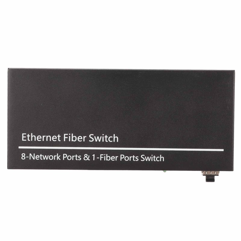 Fiber Ethernet Media Converter 1 Optical Port 8 Electrical Port
