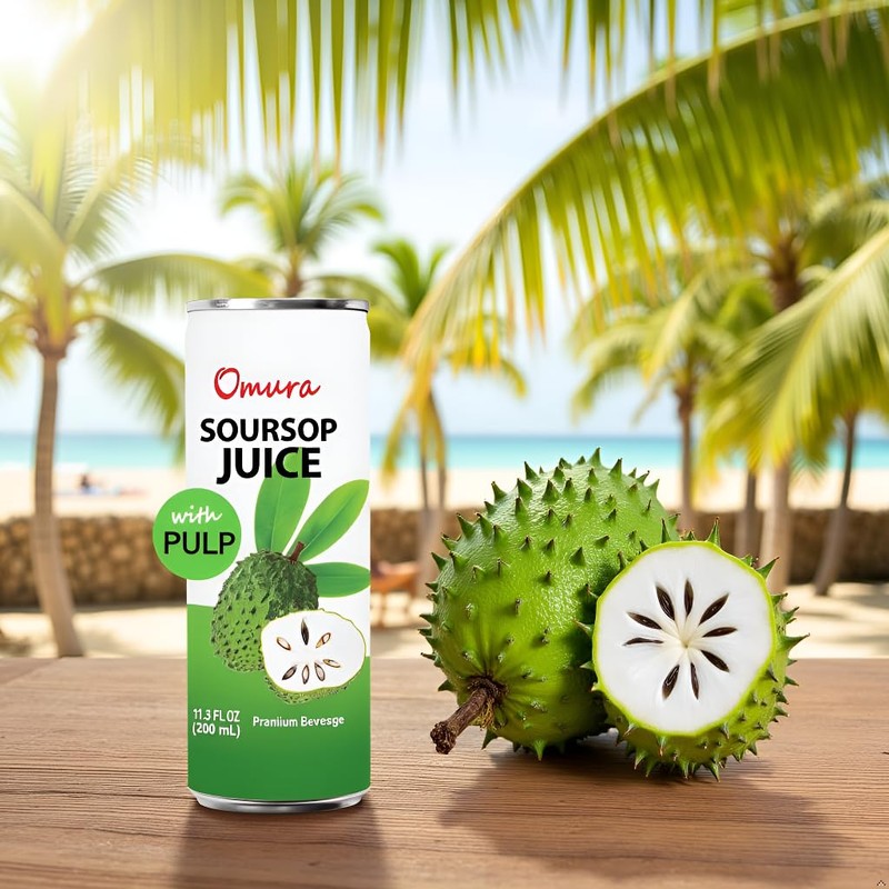 OMURA SOURSOP GRAVIOLA GUANABANA JUICE (24-Pack)