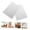 ULTECHNOVO 10pcs Plastic Sheets for Crafts Moldable Hard Plastic Sheets