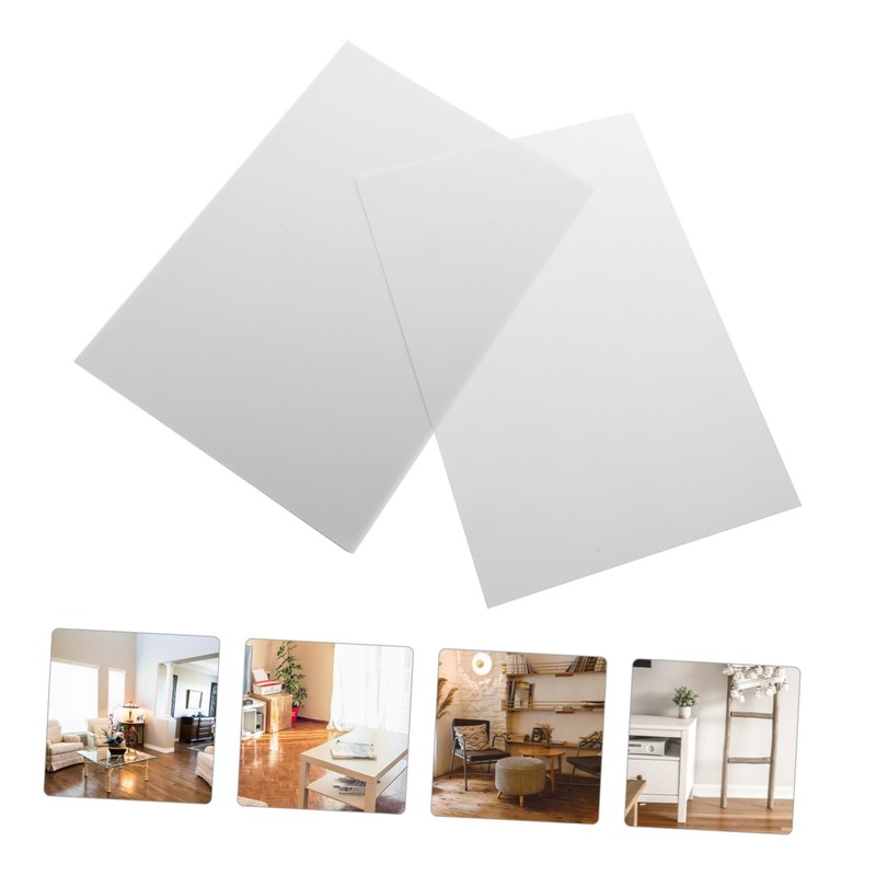 ULTECHNOVO 10pcs Plastic Sheets for Crafts Moldable Hard Plastic Sheets