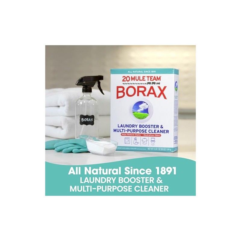 20 Mule Team All Natural Borax Detergent Booster & Multi-Purpose
