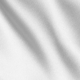 Bridal Satin White, Fabric by the Yard