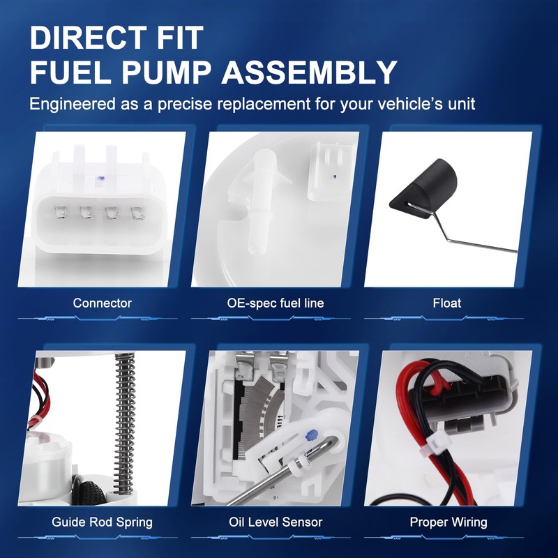 Partselect Electric Fuel Pump Module Assembly with Sending Unit Replacement