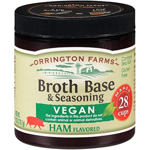 Orrington Farms Flavored Broth Base and Seasoning, Vegan Ham, 6