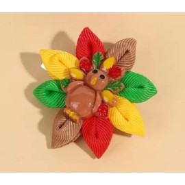 JustAskJoyce Collection Accessories, Hair Fashion, Pair Barrette's, Turkey, for 14- 18" Girl Dolls