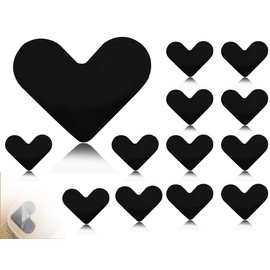 Lhbwhiz Pack of 12 Non-Slip Mats for Carpets, Washable Non-Slip Underlay, High-Quality Non-Slip Carpet Underlay, Carpet Grippers, Non-Slip Pads, for Carpets and Mats (Heart-Shaped, 95 x 75 cm)