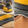 Gnellkoor 5 Inch 8 Holes Hook Loop Orbital Sander Metal