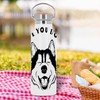 Edelstahl Thermo Isolierte Trinkflasche - Howl You doing ? Dog