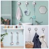 Strong Suction Cup Hooks, Vacuum 4 Pieces, Load Capacity 11.0