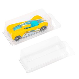 Platinum Protectors Clamshell Case for Loose Hot Wheels and Matchbox Cars (10 Pack)