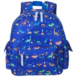 DICK DOCK Kids Backpack, Bag, Rucksack, Kids Backpack, Lightweight, Kindergarten Backpack, Girls, Large Capacity, School, Field Trips, Traveling, School Entrance, School, Kindergarten Entrance, Back to School, Birthday Celebration Gift, dinosaur - blue,