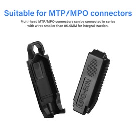 PNGKNYOCN MPO fibre Optic Cable Protector, MPO Connector Through Wall Protector for Protection of MPO Connectors Against Damage.