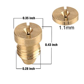 2 Pack Foam Cannon Orifice Nozzle Tips, Universal Foam Generator Nozzles for Snow Foam Lance (1.1 mm, 3000 PSI)