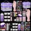 Acrylic Nail Kit for Beginners with Everything - Practice Hand