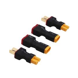 OliRC 4pcs XT30 XT-30 to T-Plug Deans Style Male Female Connector Adapter(C147-4)