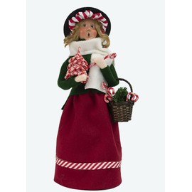 Byers' Choice Candy Cane Lady Caroler 4242 from The Specialty Characters Collection (New 2024)