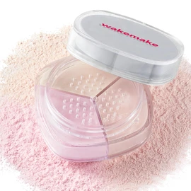 Wakemake StayFixer Multi-Color Powder 03, Satin Pink, Pore Cover, Tone Up, Translucent, Long-lasting, Face Powder, Loose Powder, Shine Control, Makeup Setting, Korean Cosmetics