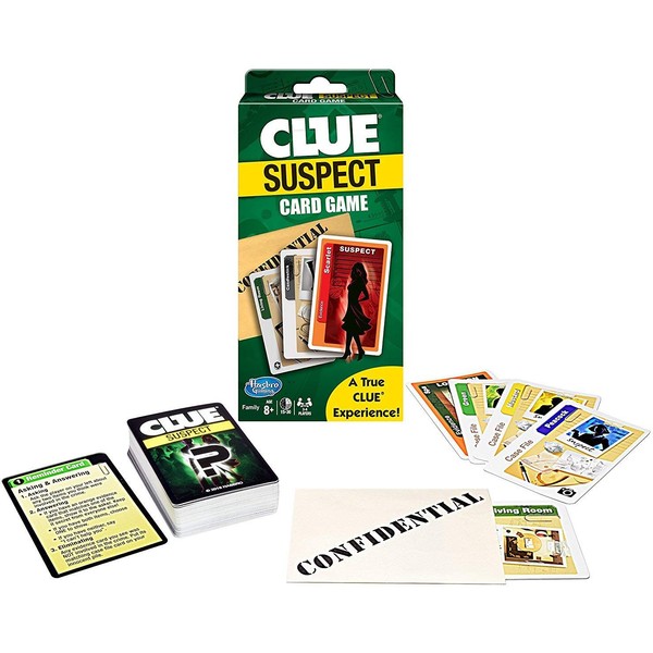 Clue Suspect Card Game - All The Fun of Clue - in Minutes!,96 months to 180 months