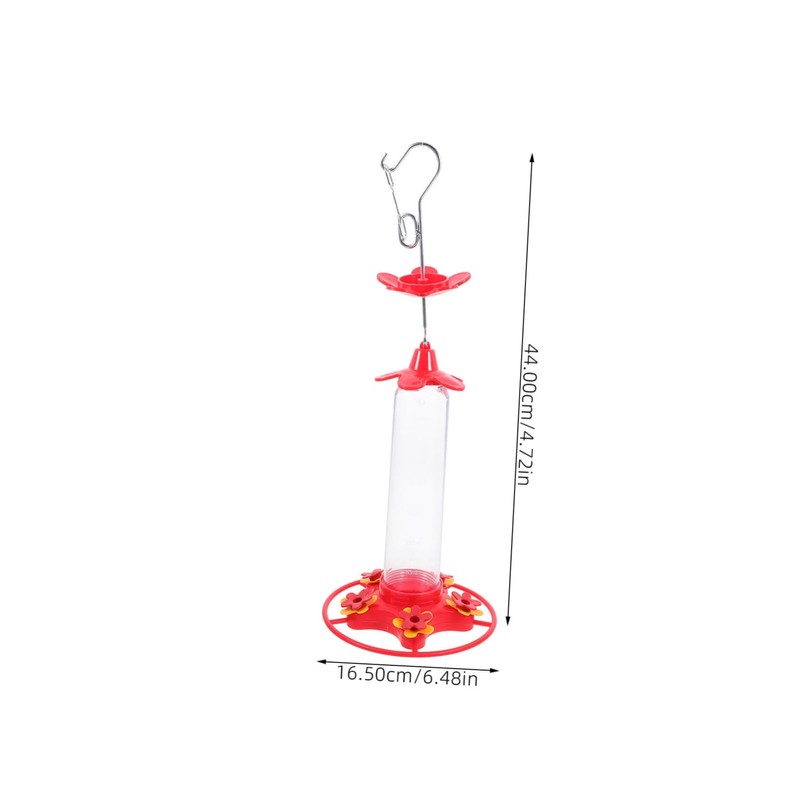 Kisangel 2pcs Hummingbird Feeder Design for Outdoor Garden and Clean