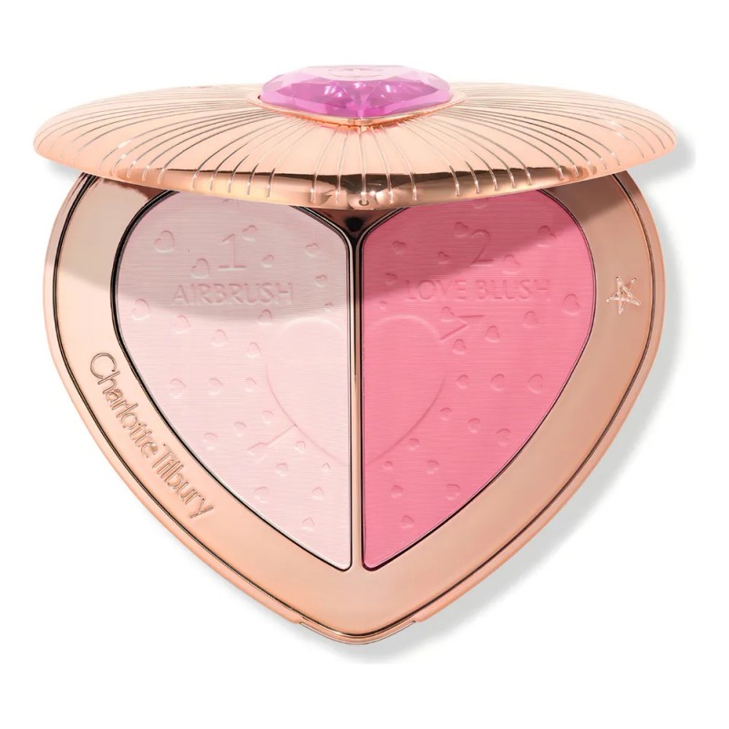 Kit Charlotte: Paleta Iluminador Y Rubor Pillow Talk Flawless Peach