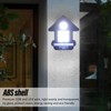Solar Street Light House Shape ABS LED Motion Sensing Solar