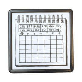 DESIGNPHIL 35399006 Midori Stamp Self Sealing Calendar Pattern
