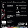 SIGNZ File Folder DIN A4, Sturdy, Pack of 11, 11