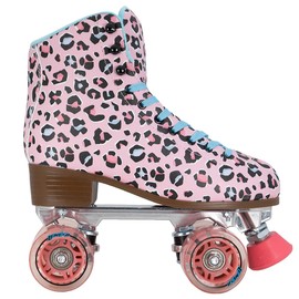 Lenexa Savanna Roller Skates for Ladies - Indoor/Outdoor Quad Skates for Women and Girls (Pink, Ladies 3)