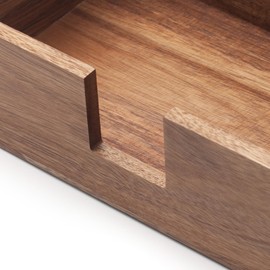 Guest Towel Napkin Holder, Wood Napkin Holder for Table, Disposable Hand Towel Tray, Wooden Napkin Basket Tray for Kitchen Bathroom (9.5 x 5.5 x 2.5 inch)