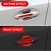 1 Pack 8 Pcs Car Door Handle Protector Reflective Stickers