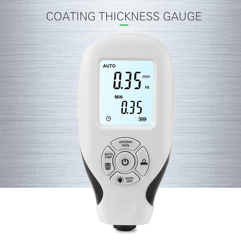 Coating Thickness Gauge,Paint Depth Gauge Meter for Automotive - Backlight