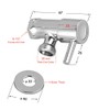 ACA Trading Brass Wall Mounted Washing Machine Stop Taps 1/4