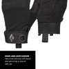 Black Diamond Equipment Crag Gloves-Black-Medium, Black