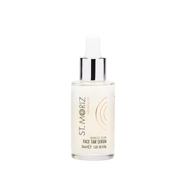 St Moriz Advanced Face Tanner Serum - Miracle Glow Hydrating Self Tan Face Serum with Q10 & Hyaluronic Acid - Natural Sunless Radiant Glow & Gradual Face Self Tanner (1.01 fl oz)