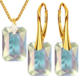 MŚ 1997 MENNICA ŚWIDNICKA Rattle Clasp Fashion Jewellery Earrings Necklace Silver 925 Hanging Jewellery Set Birthday Gift for Girlfriend Ladies and Girls Gift Jewellery Set for Women, Sterling Silver,