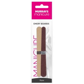Murrays Manicure Double-Sided Emery Boards, 11 cm, Pack of 8