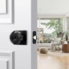 goldenwarm Black Door Knobs, Matte Black Privacy Door Knob Interior,