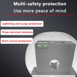 Current Transmitter, FCS521-SD-420E Current Transducer Transmitter Transformer Sensor AC Current Converter 0-50A